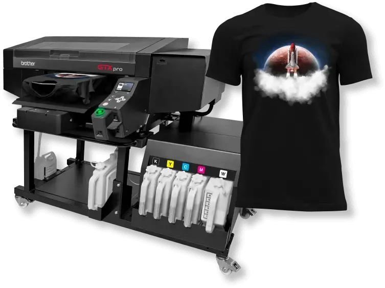 GTXpro B Direct to Garment Printer in action