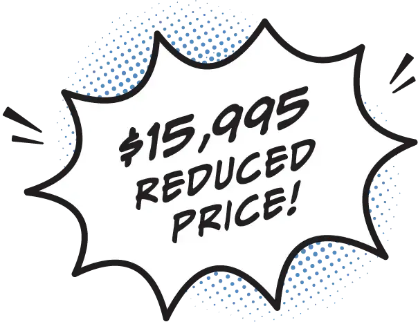 $15,995 Reduced Price!