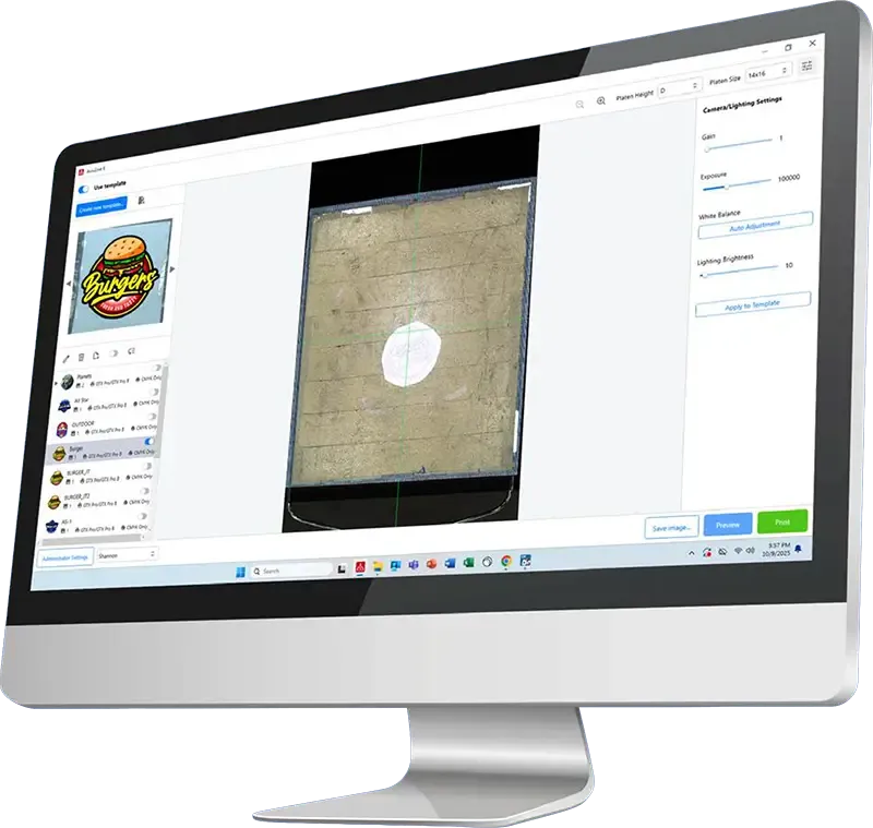 Creating a print file for DTF printing